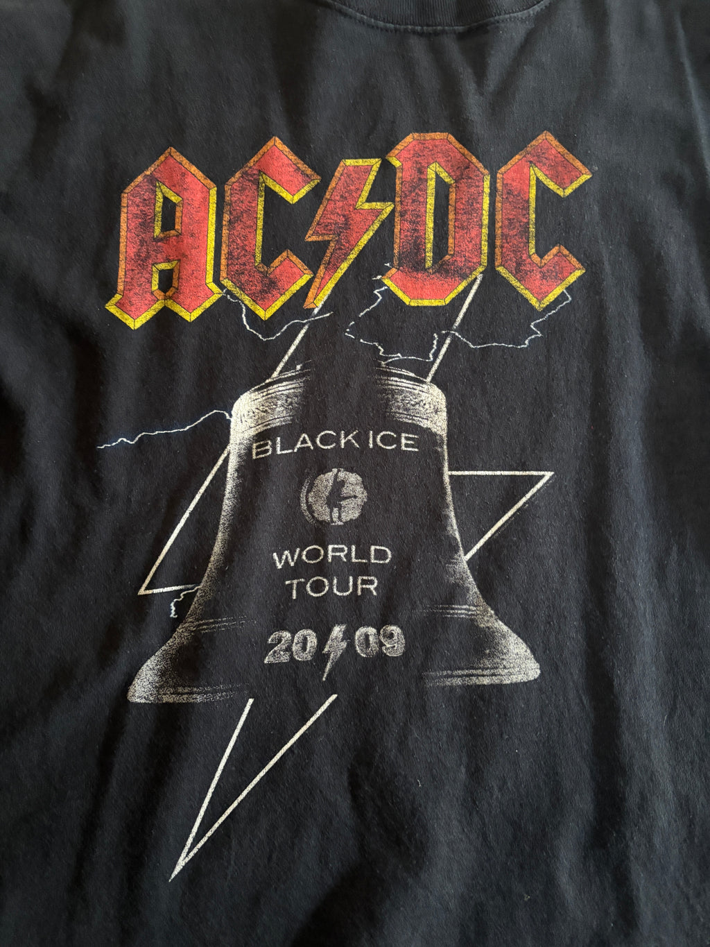 Polera de rock AC DC