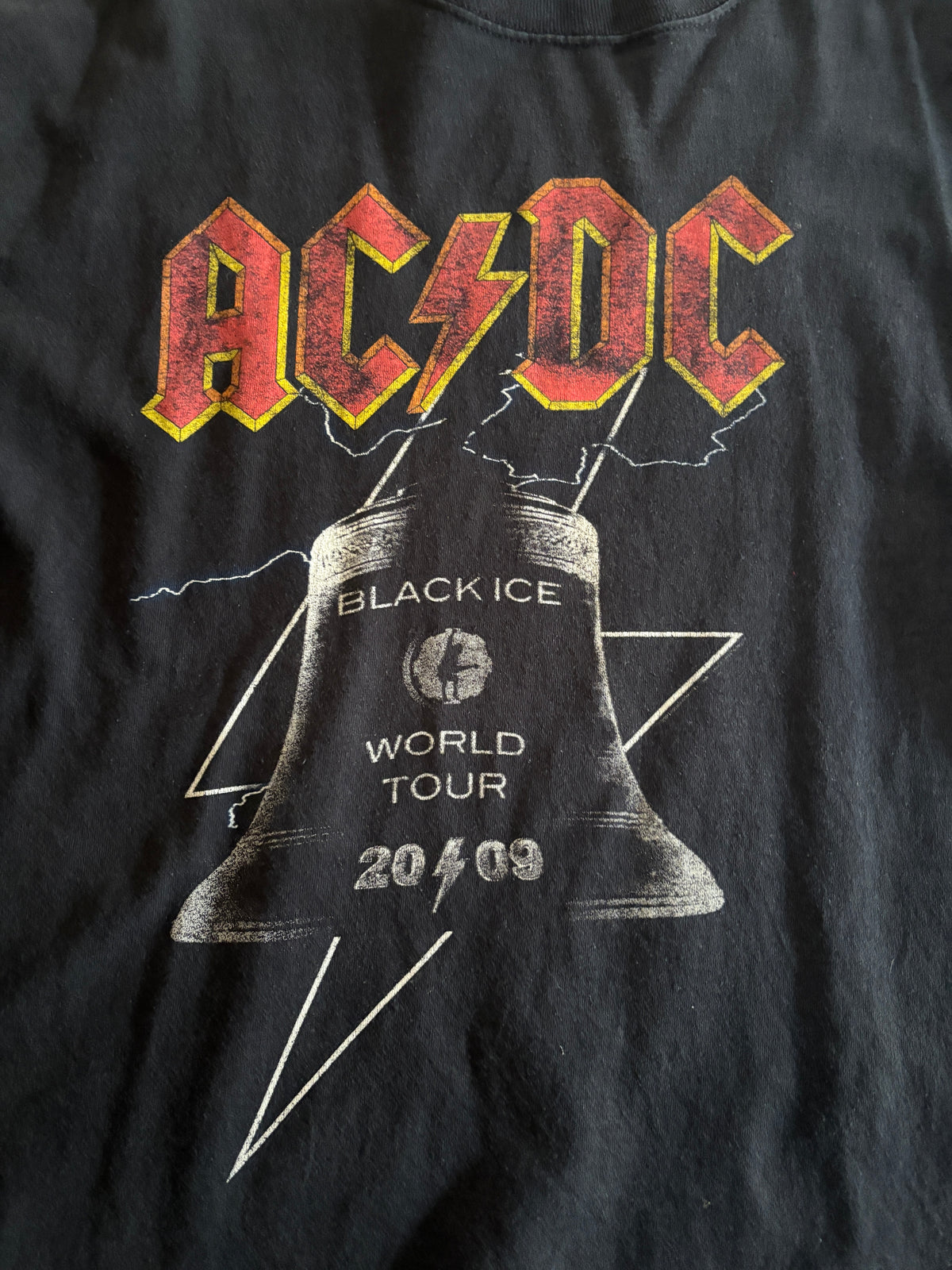 Polera de rock AC DC