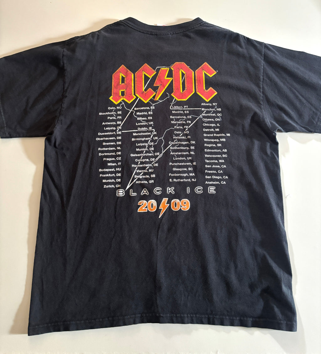 Polera de rock AC DC