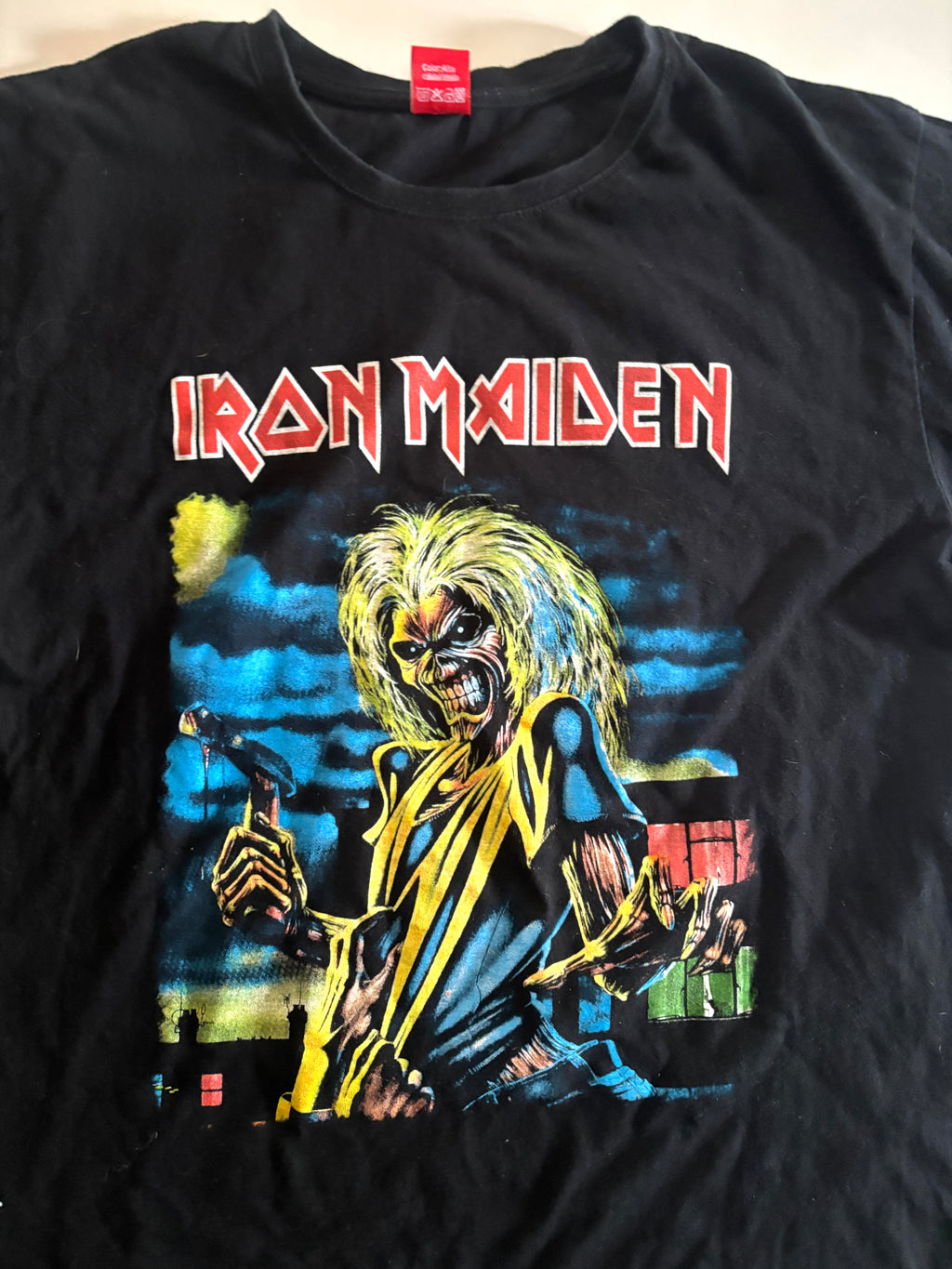 Polera de rock iron maiden
